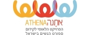 לוגו אתנה עברית חדש